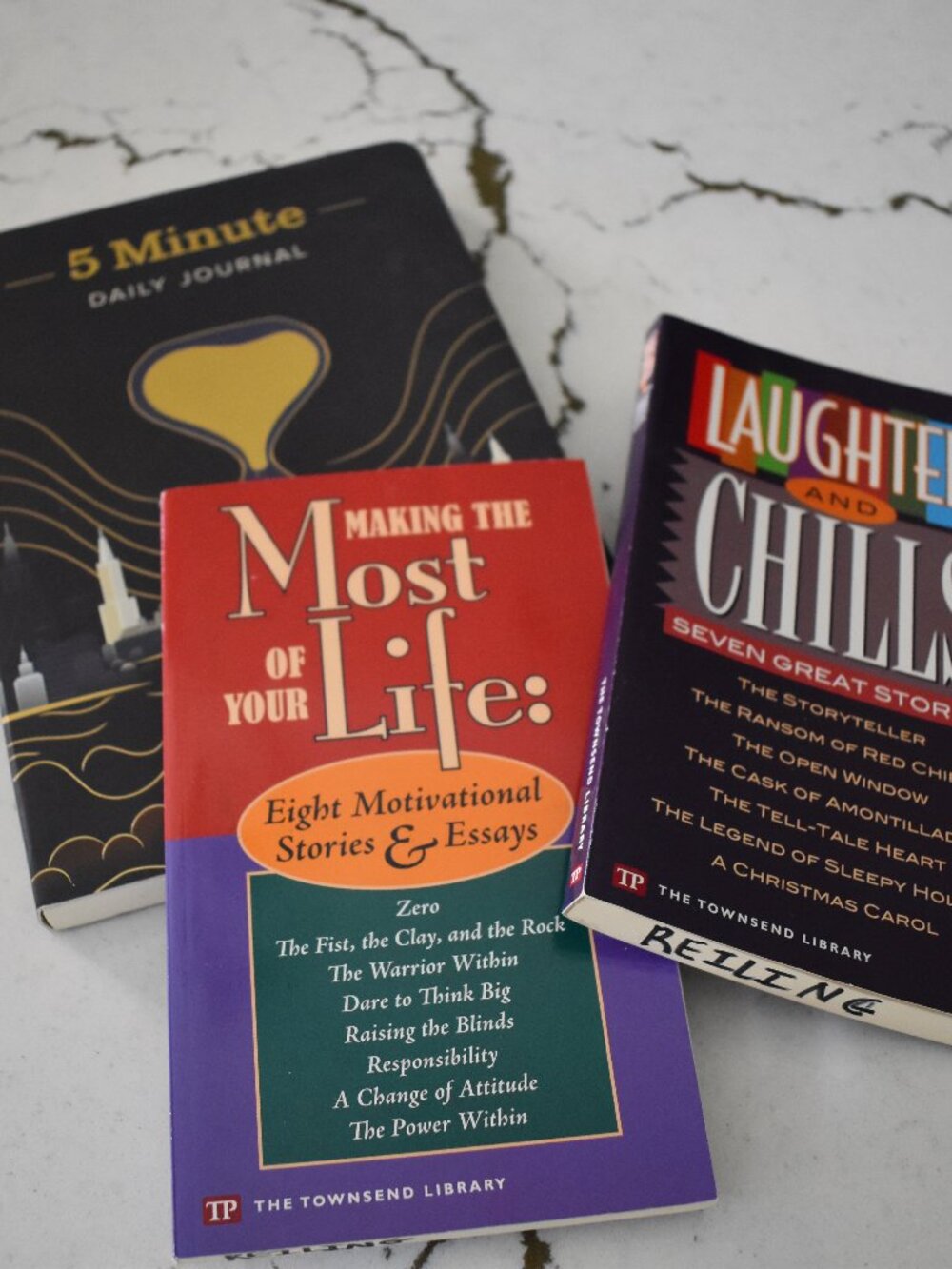 Self Help & Inspirational Book Lot | 5 Minute Daily Journal Motivation Personal